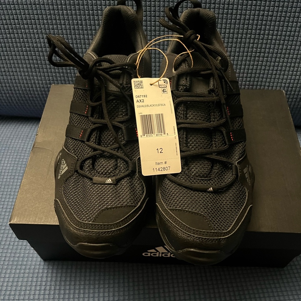 AX2 Men's Size 12 Outdoor Hiking Trail Running Black-Brand New-SHIPS N 24 HOURS